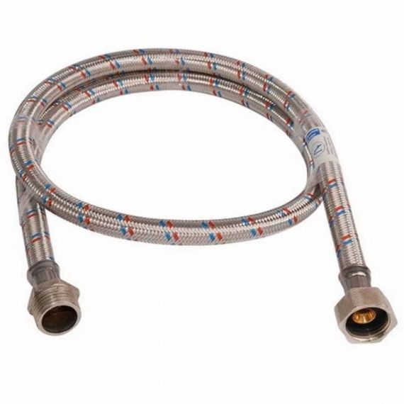 Подводка гибкая для воды М1/2"-Н1/2" нерж 0,6м AQUALINE 04819