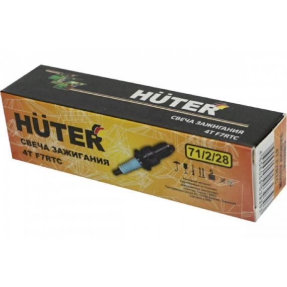Свеча зажигания F7RTC Huter 4T  71/2/28