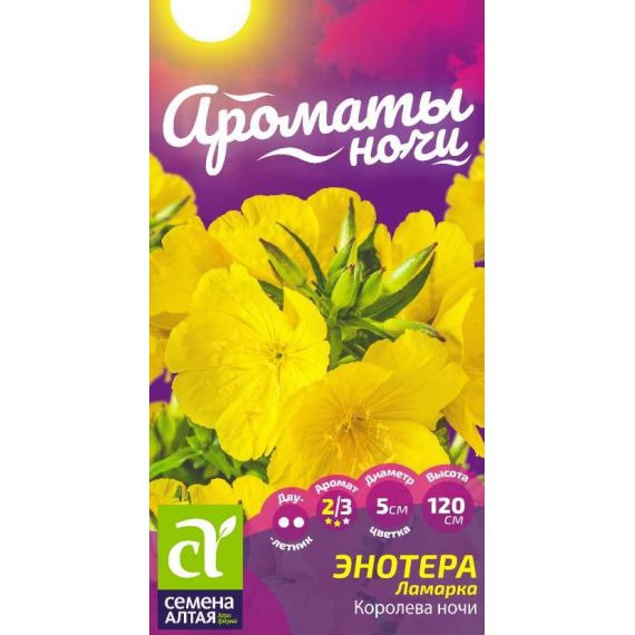 Семена Алтая Энотера Ламарка Королева ночи 0,1г