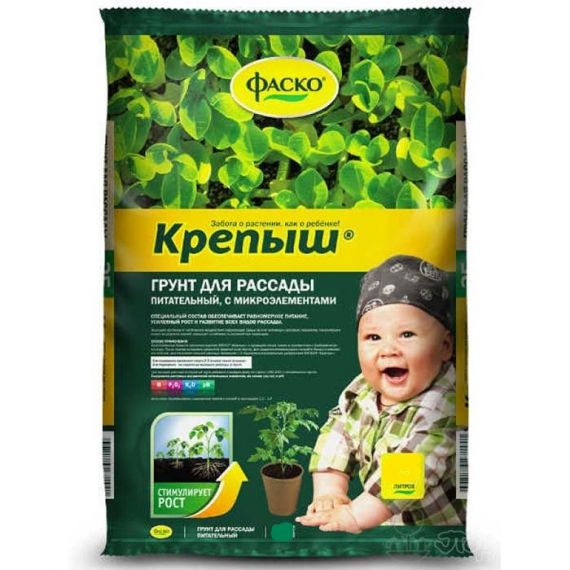 Грунт КРЕПЫШ Рассадный 5л Фаско