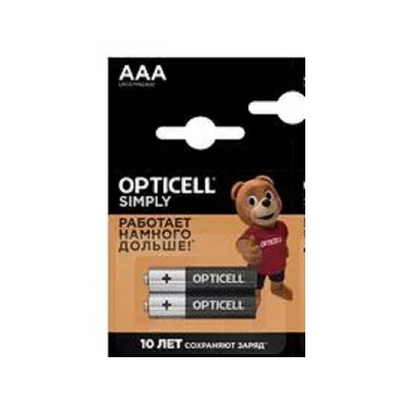 Элемент питания Opticell LR03 алкалиновый AAA  2шт 5050002/6050002/ 1775447