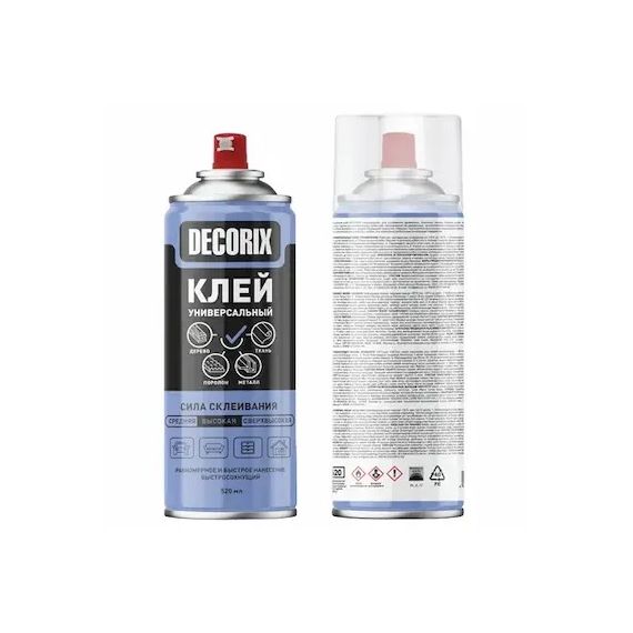 Клей аэрозольный DECORIX 520мл 0151-03DX