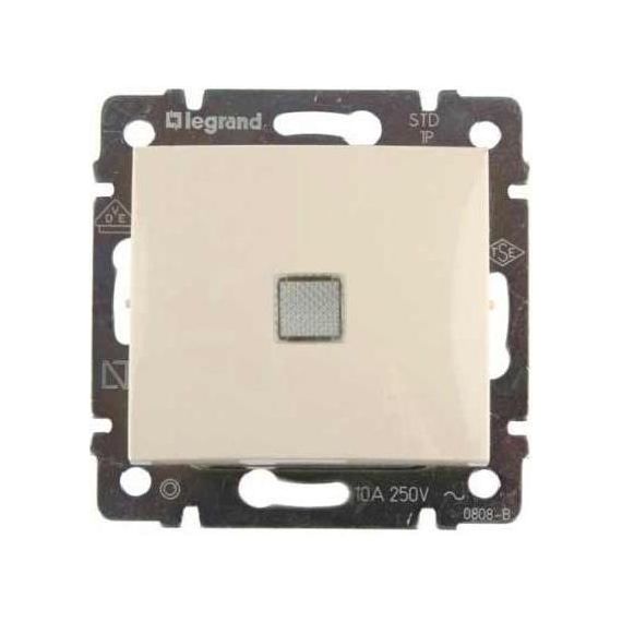 Выкл.1кл.крем.с подсв. Legrand Valena  774310/33819
