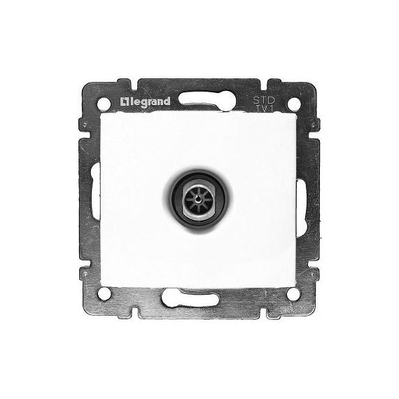 Розетка ТВ с/у оконечн.белая Legrand Valena  774429/33830