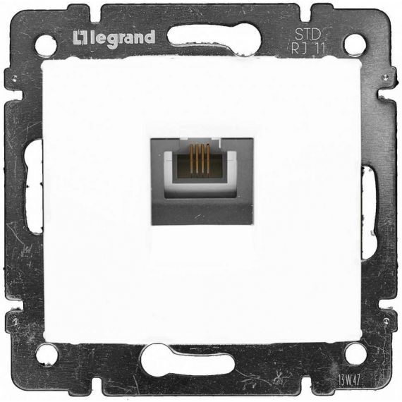 Мех. розетки телеф. белая Legrand Valena  774438/33854