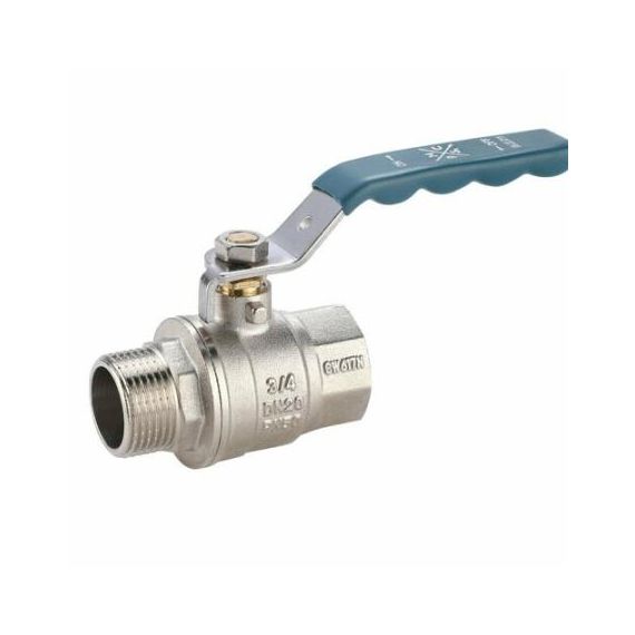 Кран шаровой РМС Люкс 1/2" ГШР-15-Л