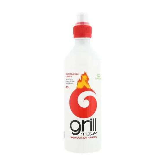Жидкость для розжига 0,5л GRILL MASTER  66650207