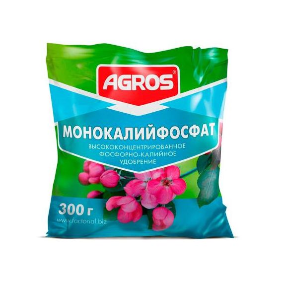 Монокалийфосфат с микроэлементами 300г  Факториал  F045