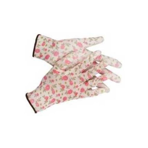 Перчатки GRINDA COMFORT садовые розовые L,M,S,XL  11291
