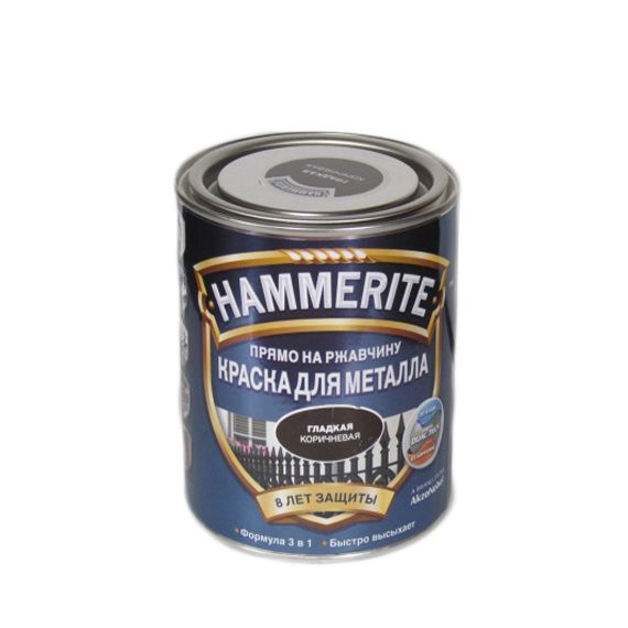 Хаммерайт гладкая коричневая 0,75л