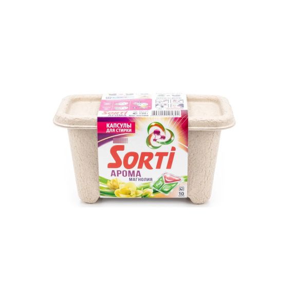 Капсулы для стирки Sorti Арома магнолия 10 шт 93821