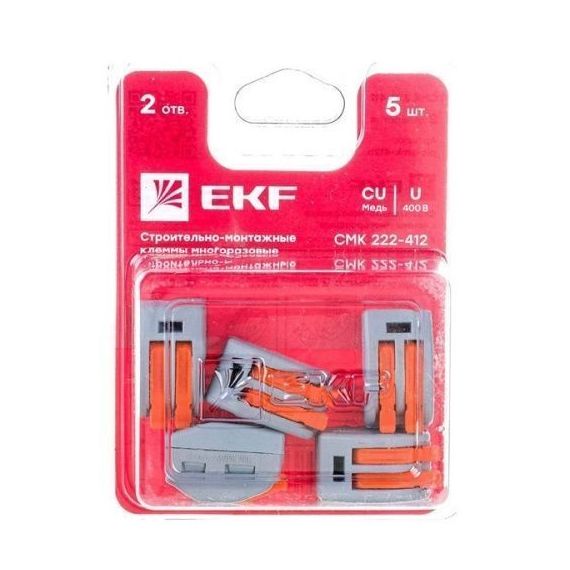 Клеммы СМК 222-412 5шт EKF  535061