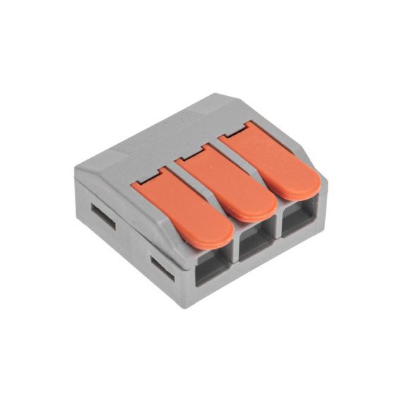 Клеммы СМК 222-613 3-проводная  0,5-4/6 мм²  5 шт REXANT 07-5271-5