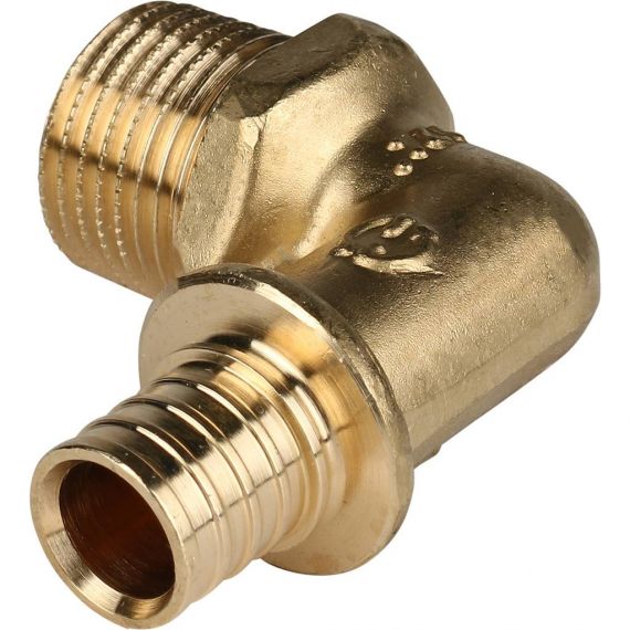 Угольник переходник с наружной резьбой 16хG 1/2 STOUT   SFA-0005-001612