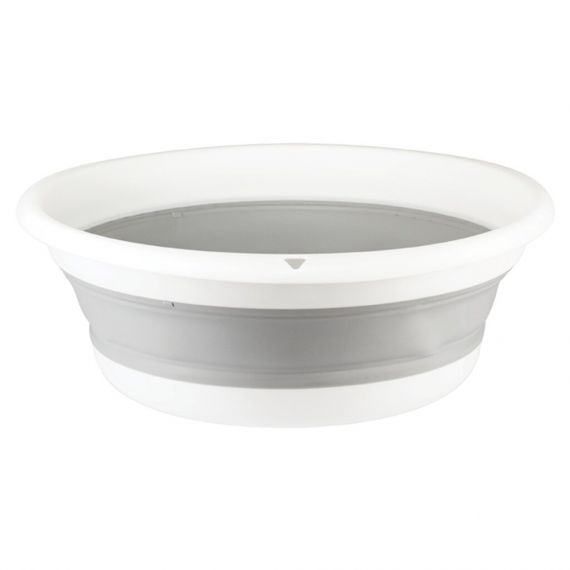 Таз 10л круглый складной Флекс смоки  М2502