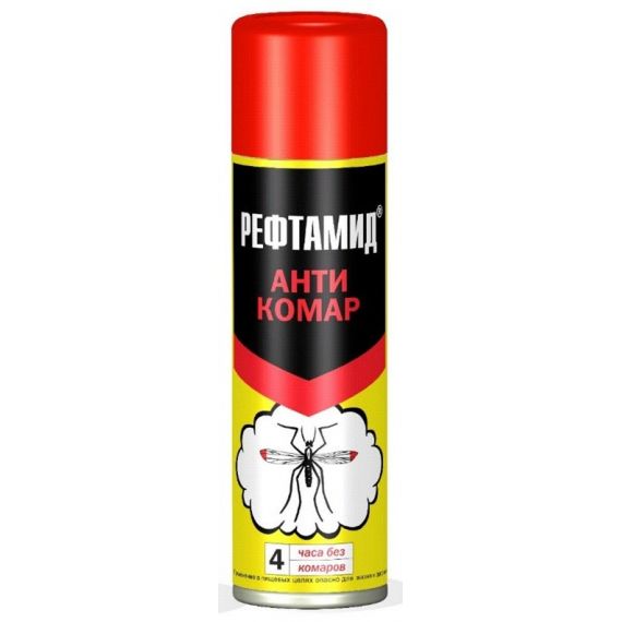 Аэрозоль, антикомар, Рефтамид, 145мл, 1/24