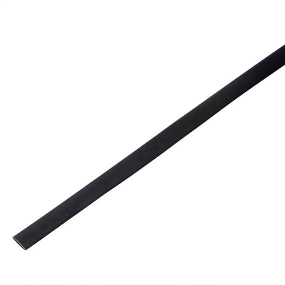 Термоусадка 50/25мм черная 1м  55-5006