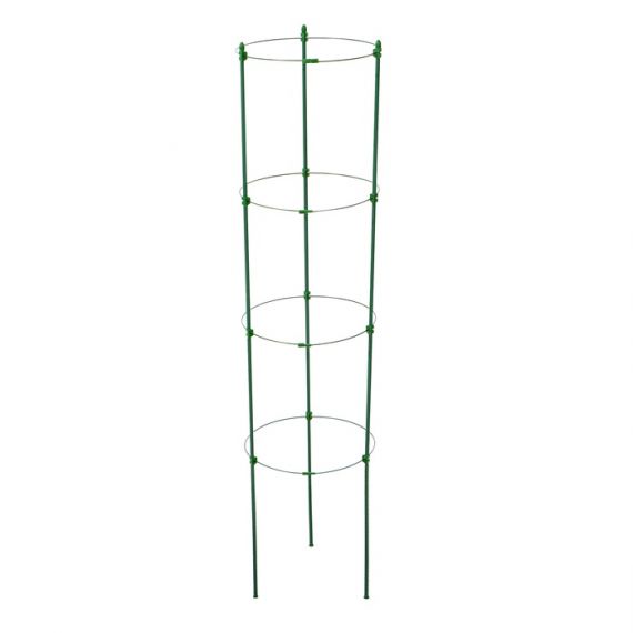 Кустодержатель, 4 кольца, d=26.5 см, h=120 см, металл, зелёный, Greengo 1214856