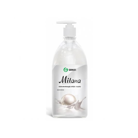 Крем-мыло MILANA жидкое (жемчужное) 1,0л GRASS  126201