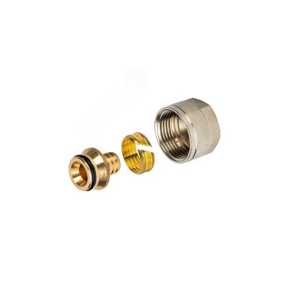 Фитинг компрессионный для труб PEX евроконус STOUT 16х2,2x3/4   SFC-0020-001622