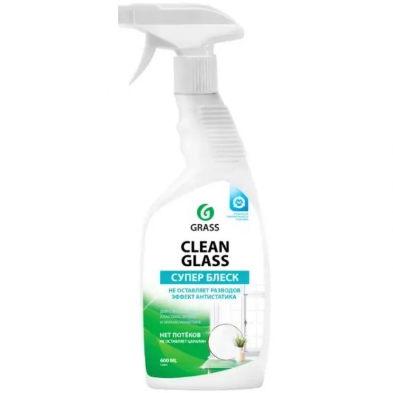 Чистящее средство GRASS CLEAN GLASS для стекол и зеркал 0,6л QR  46778/ 31462/130600/50373