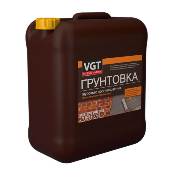 Грунтовка "ВГТ"  ВД-АК-0301 глуб.проникн.универс. 10кг 16414#