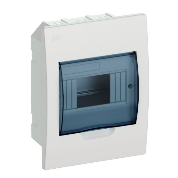 Корпус встраиваемый ЩРВ-П-6 Krepta 3 IP41 пластик. бел. IEK MKP12-V-06-40-20/ 69551