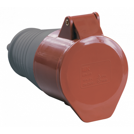 Розетка каб.эл. 215 16А 3Р+Е+N 380В IP44 33957