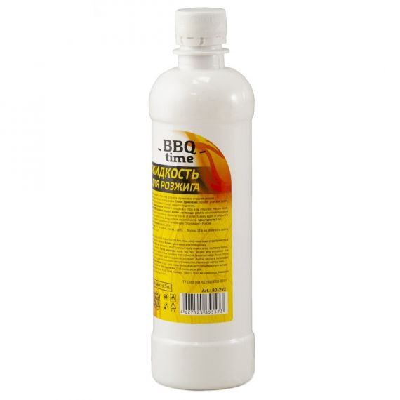 Жидкость для розжига 1,0л BBQ time  80-293