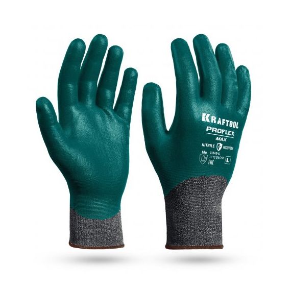 Перчатки KRAFTOOL Proflex max полный облив 11240