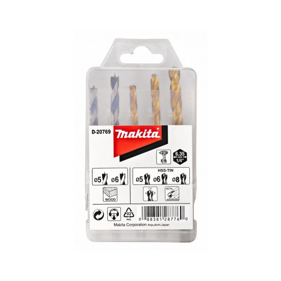 Набор сверл по дереву Makita D-20769