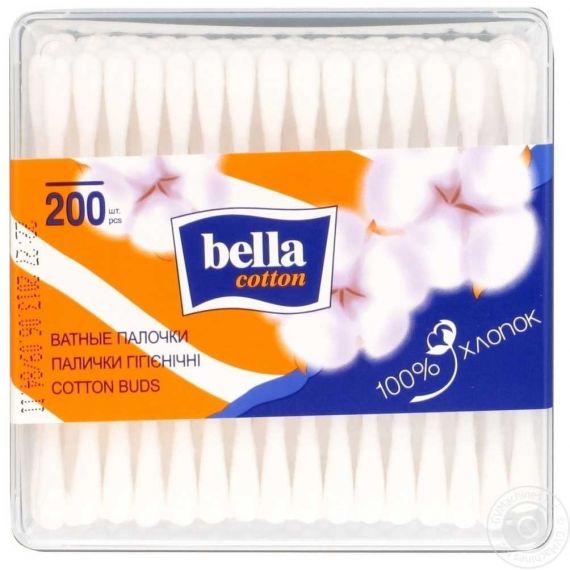 Ватные палочки BELLA 200шт