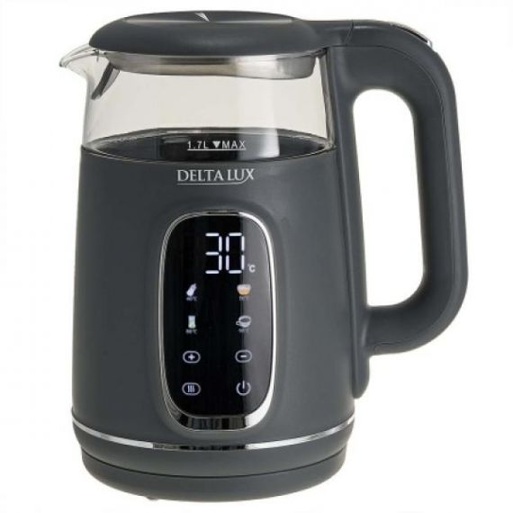Чайник электр. DELTA LUX DE-1027 1,7л стекло